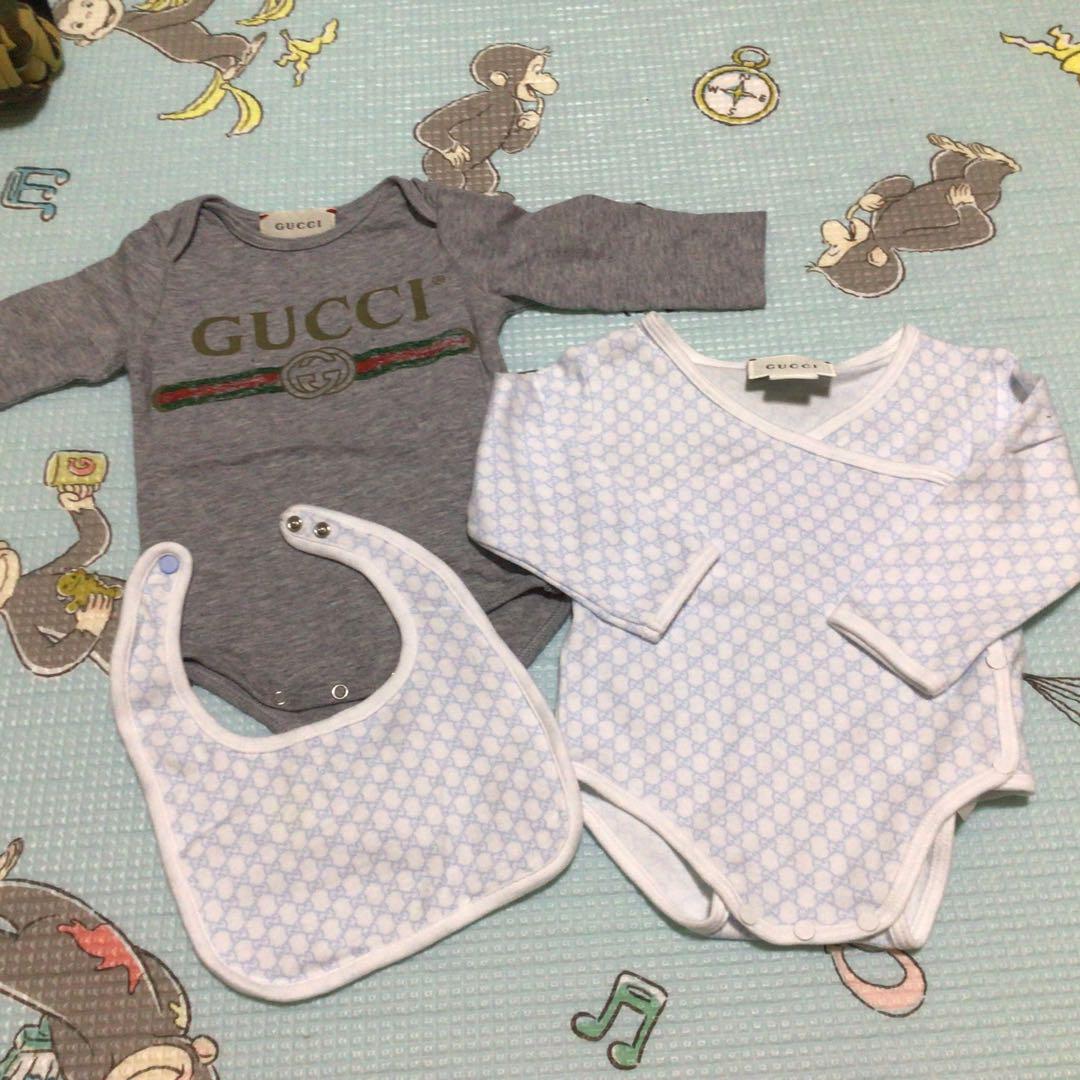 GUCCI ボディスーツとスタイセット 0-6ヶ月