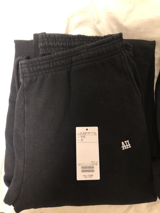 国内外の人気! ブラックスウェットパンツ APPAREL ANGELES LOS AH SSZ 安い販売店 ANGELES LOS AH SSZ APPAREL スウェットパンツ ブラック その他