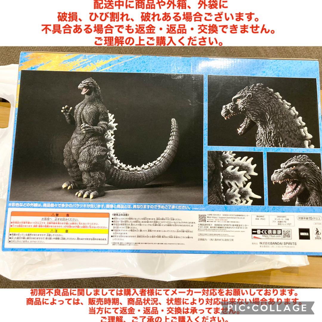 一番くじ ゴジラ 大怪獣列伝G 2点 A賞 ラストワン賞 ソフビ