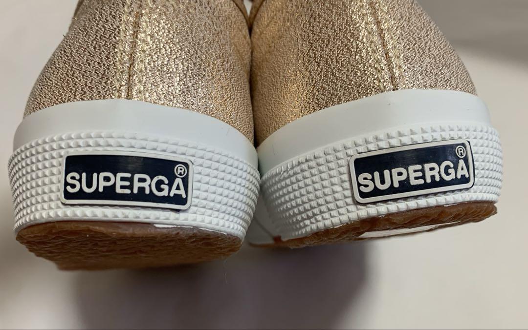 タグ付き　SUPERGA　スニーカー　　2750 ラメ ゴールド