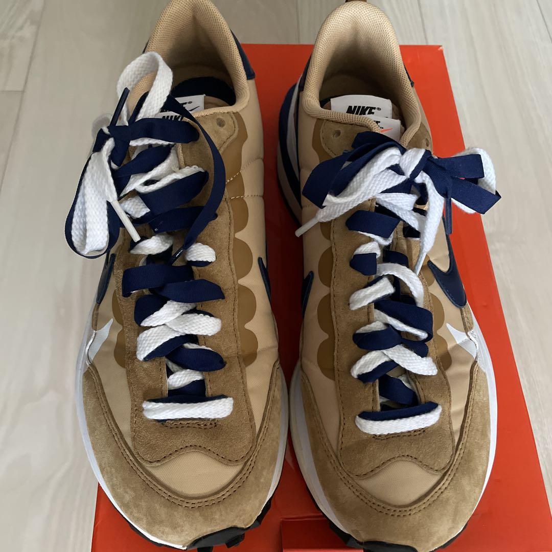 新品未使用sacai nike vaporwaffle ネイビーベージュ