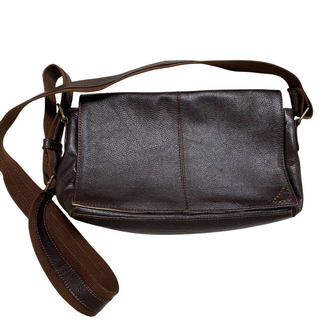 MOTHERHOUSE マザーハウス レザー ショルダーバッグ