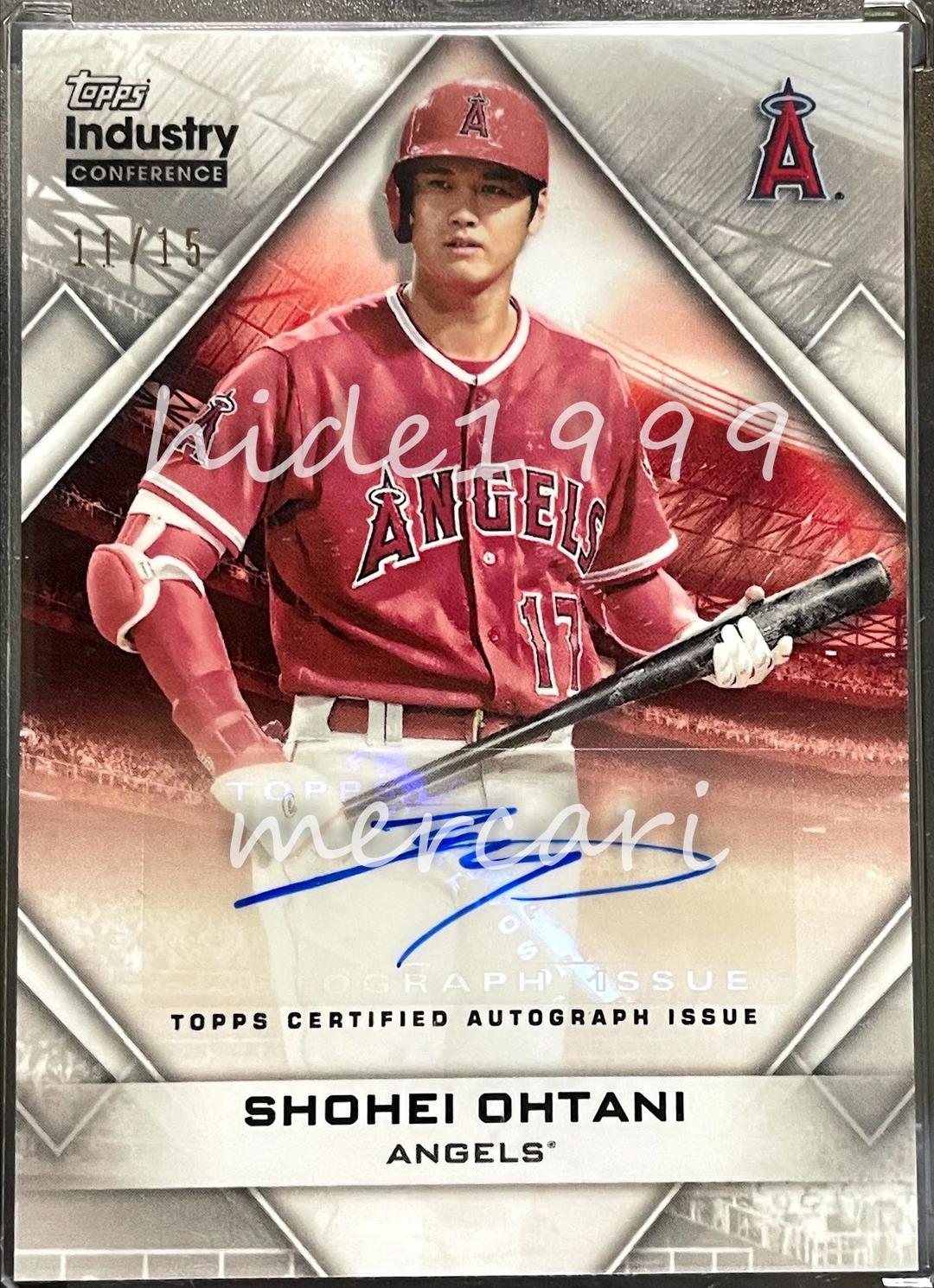15枚限定Topps Industry CONFERENCE大谷翔平サインカード