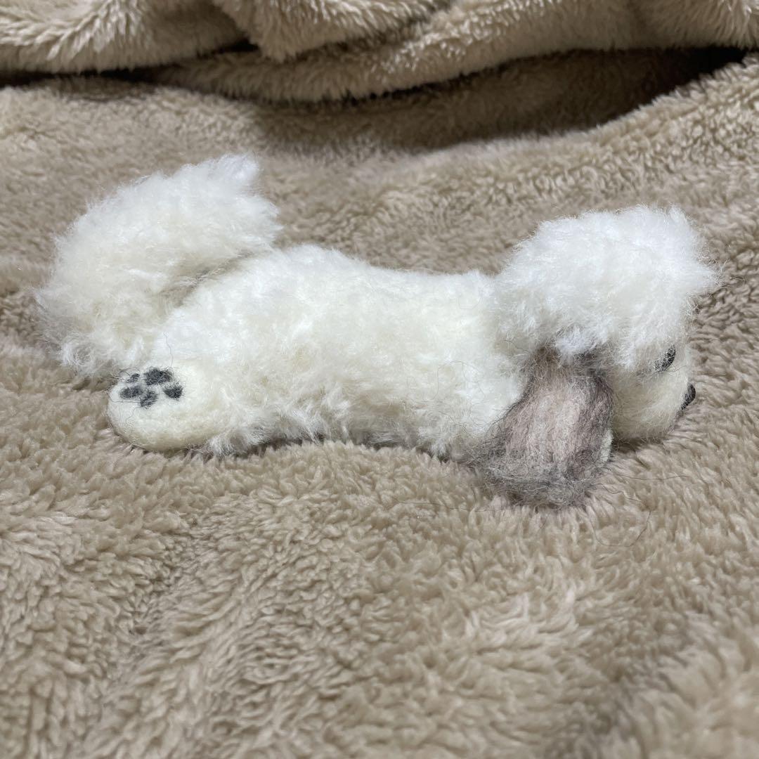 羊毛フェルト犬 マルチーズ