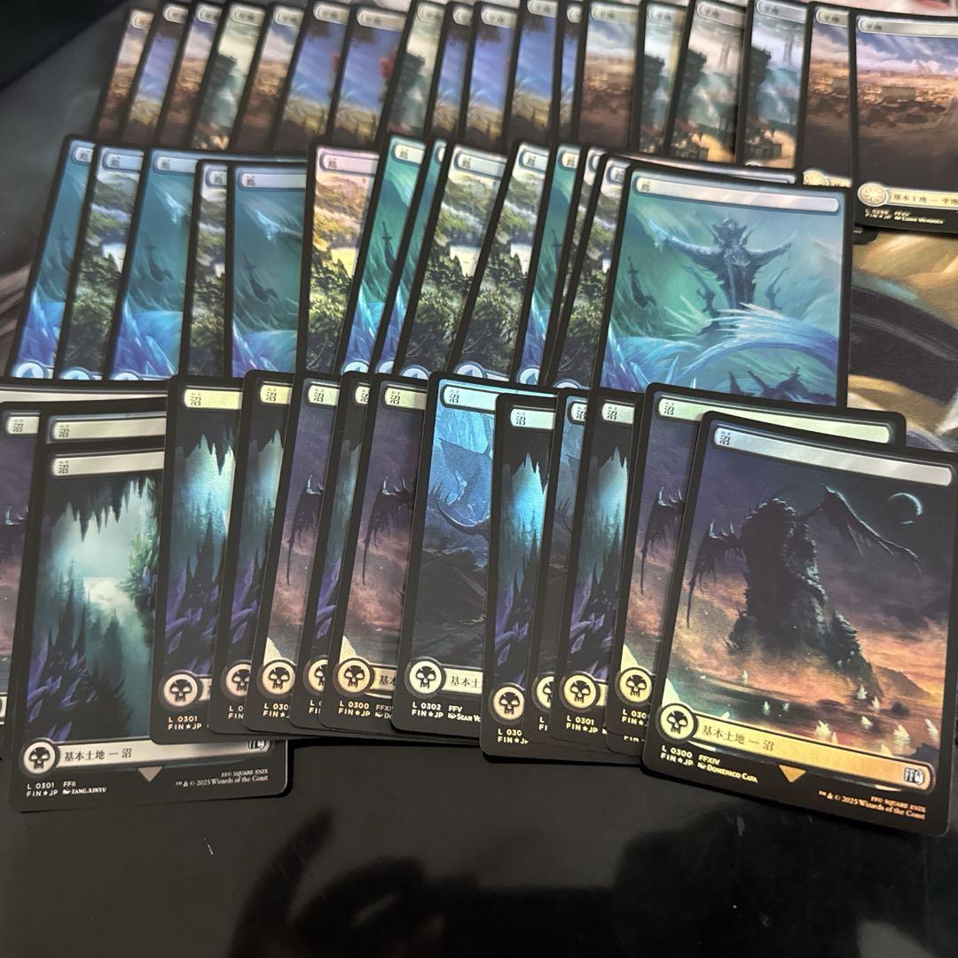 mtg ファイナルファンタジー 基本土地foil セット - メルカリ