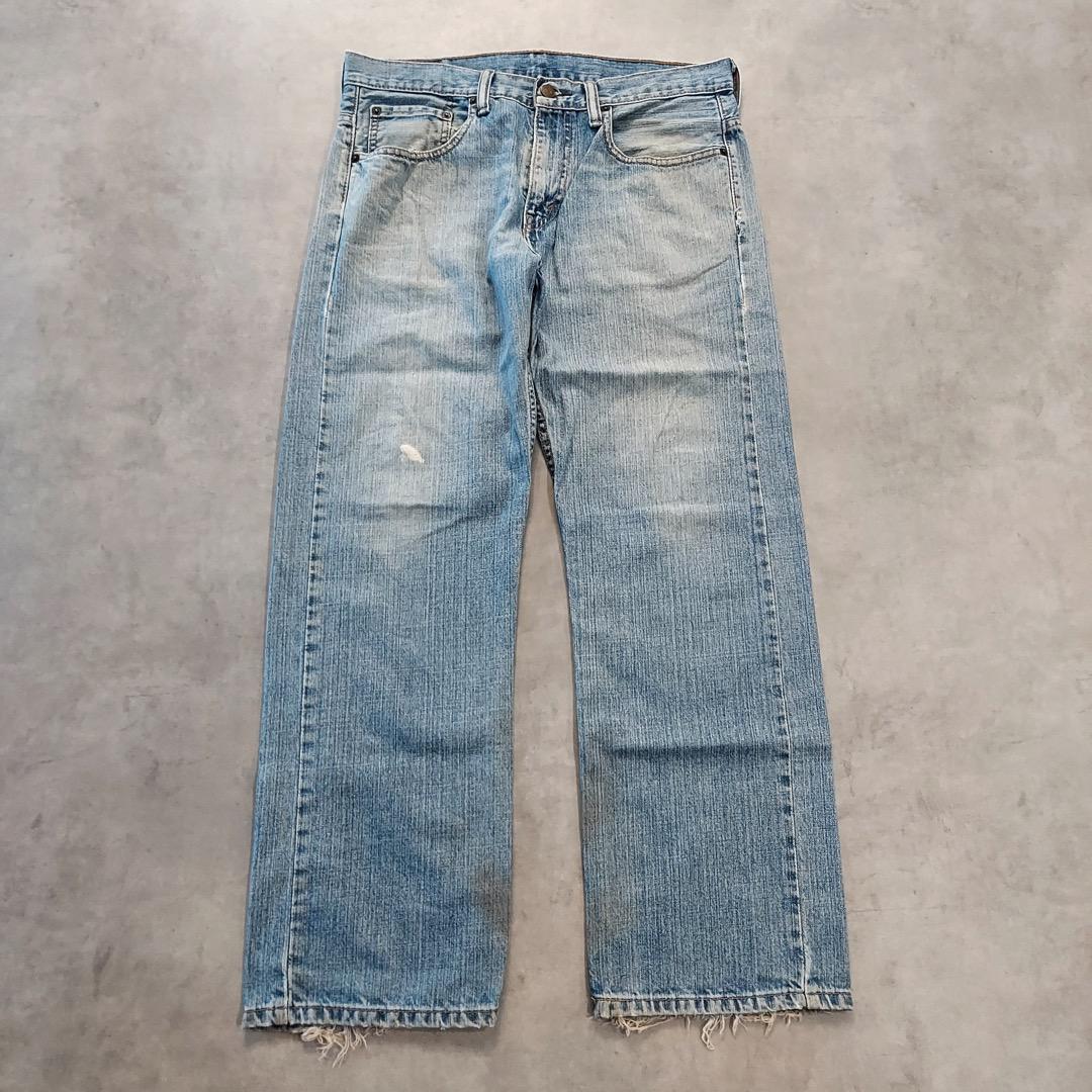 リーバイス569 Levis W31 ブルーデニム 青 ヒゲ 縦落ち 14569