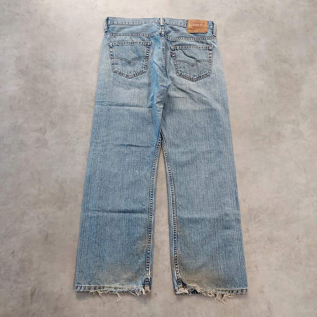 リーバイス569 Levis W31 ブルーデニム 青 ヒゲ 縦落ち 14569