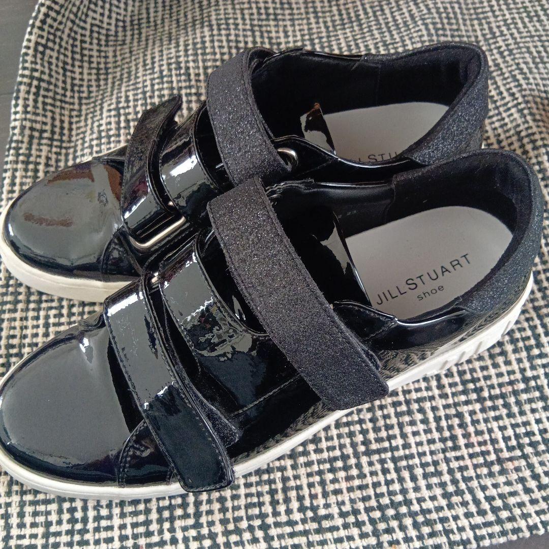 JILL STUART ブラック スニーカー ベルクロ