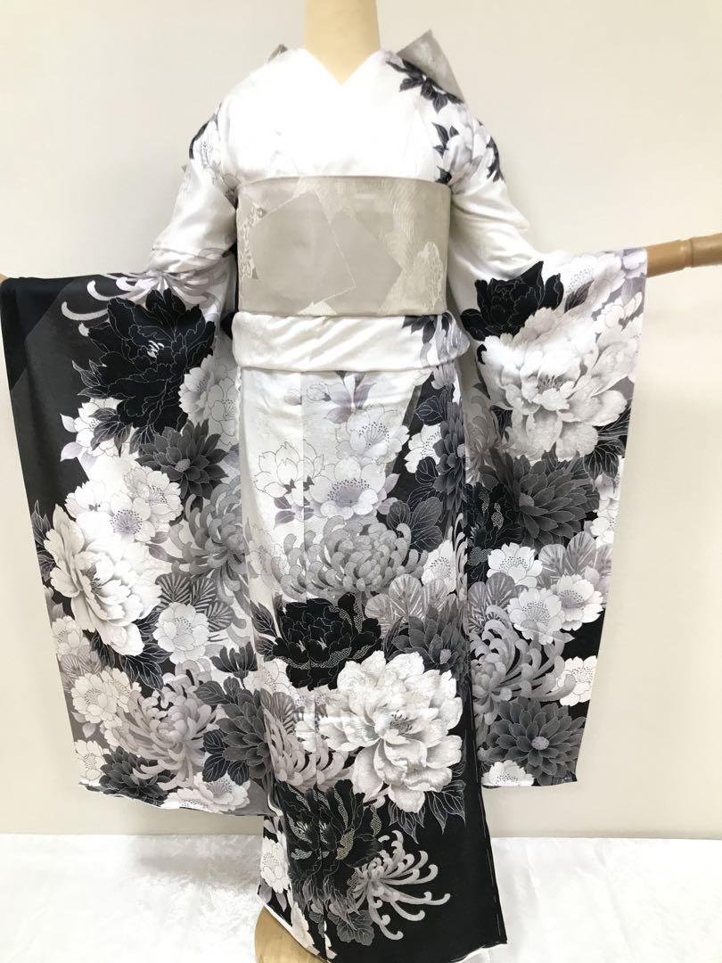 振袖単品　未仕立て品　正絹