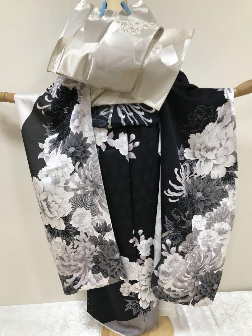 振袖単品　未仕立て品　正絹