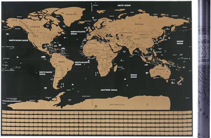 Mizuri 世界地図 壁紙 ポスター スクラッチマップ学習地図 世界触れ メルカリ