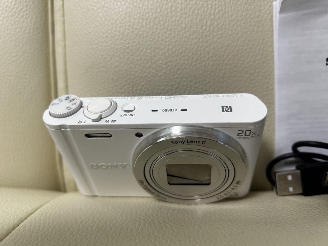 SONY サイバーショット DSC-WX350 ホワイト デジカメ BC-TRX