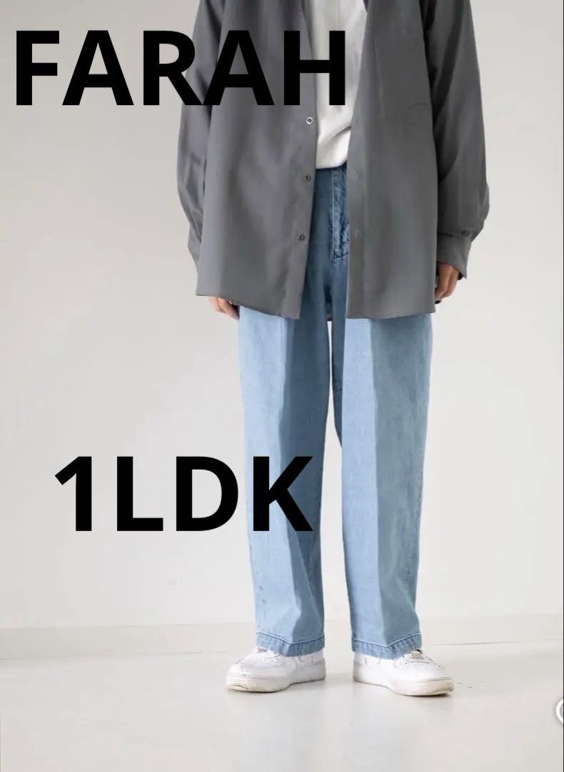 パンツ FARAH Two Tuck Wide Tapered Pants 1ldk