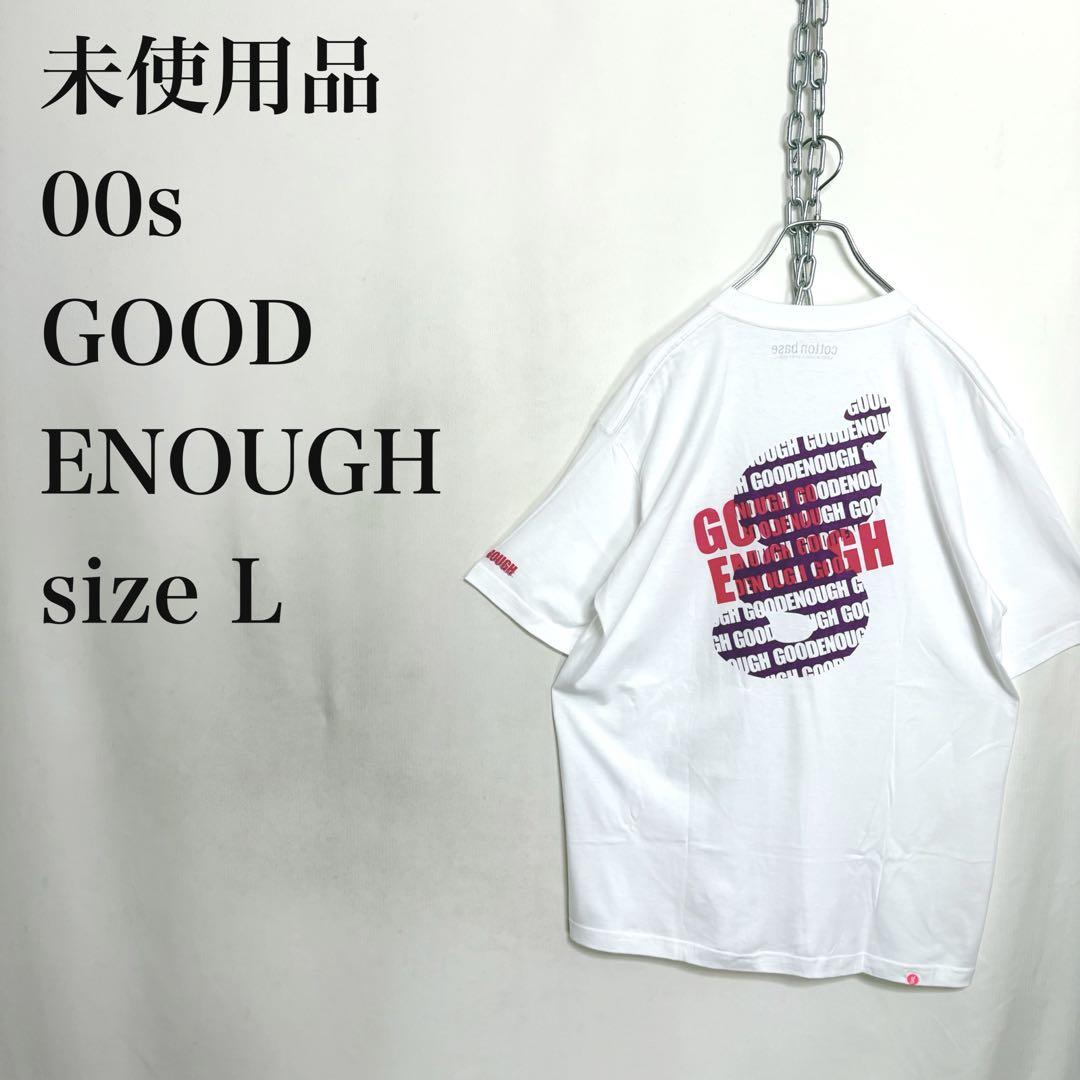 未使用品近い GOOD ENOUGH グッドイナフ Tシャツ Lサイズ 00年代