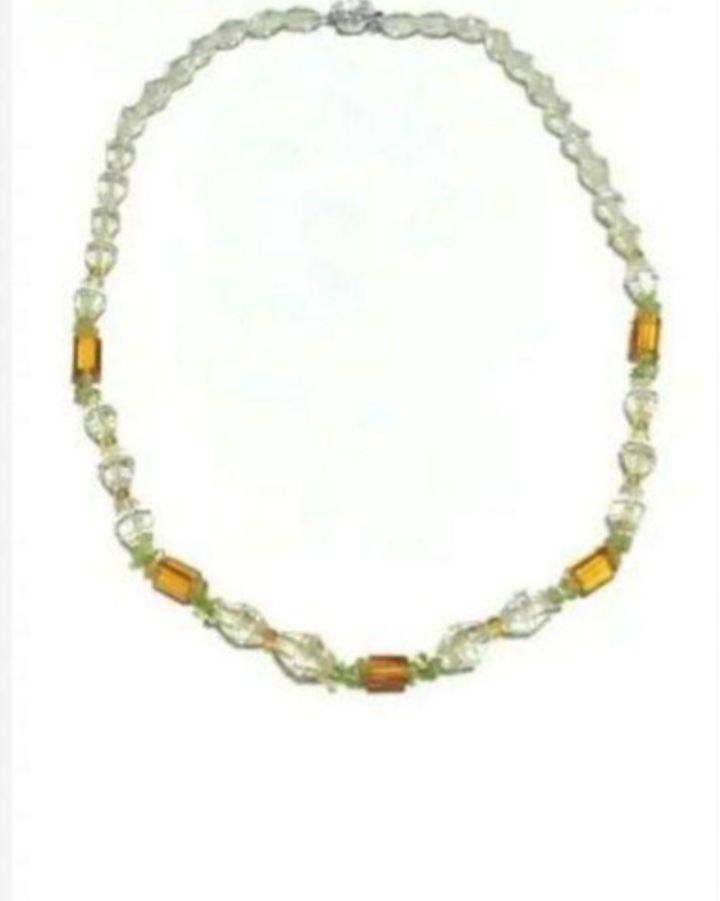 琥珀 ペリドット シトリン 天然石 SILVER品