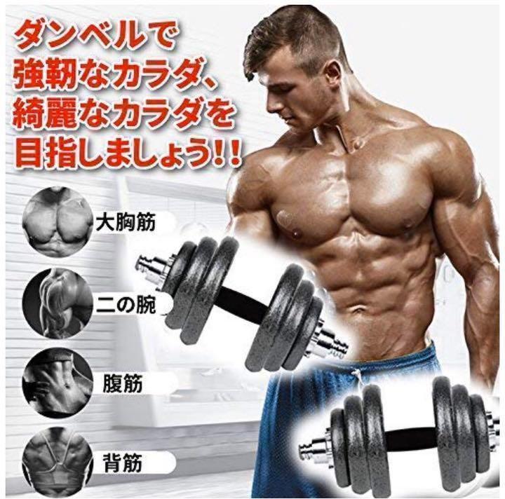 期間限定ダンベル 鉄アレイアジャスタブル 20kg ダンベル ホームジム 筋トレ