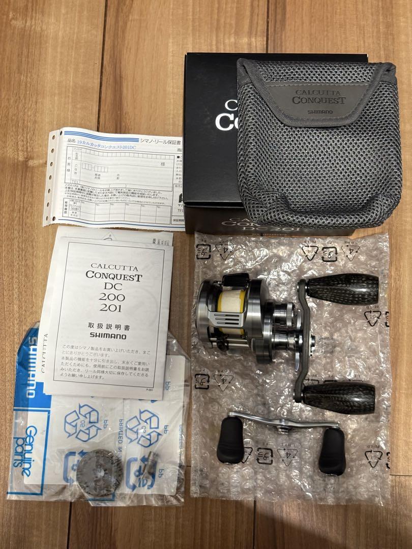 Shimano 20 Calcutta Conquest DC 201 HG Bait Reel | eBay