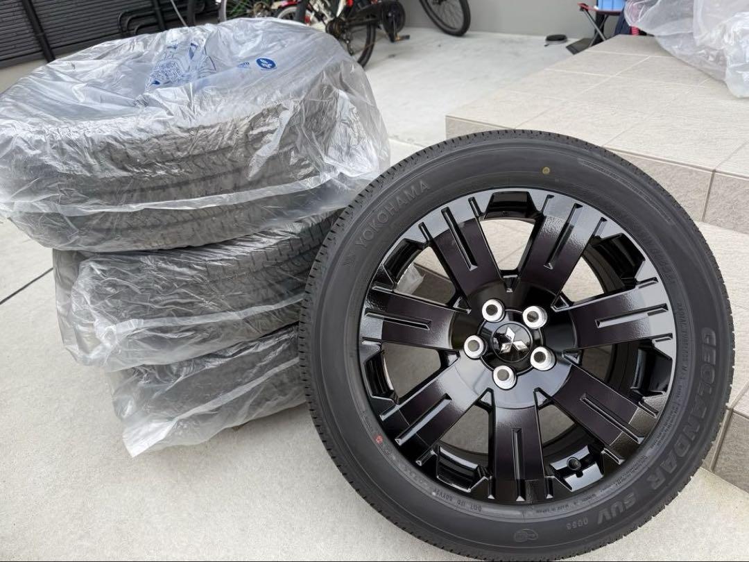 【新車外し】【送料込み】デリカD5 シャモニー タイヤ ホイール 4セット