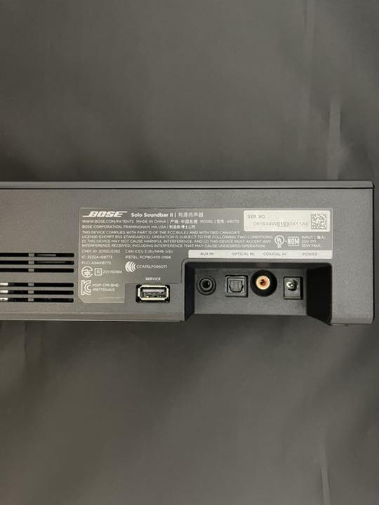 人気SALE限定SALE Bose Solo Soundbar Series II QBE6x-m19355078106 大特価安い