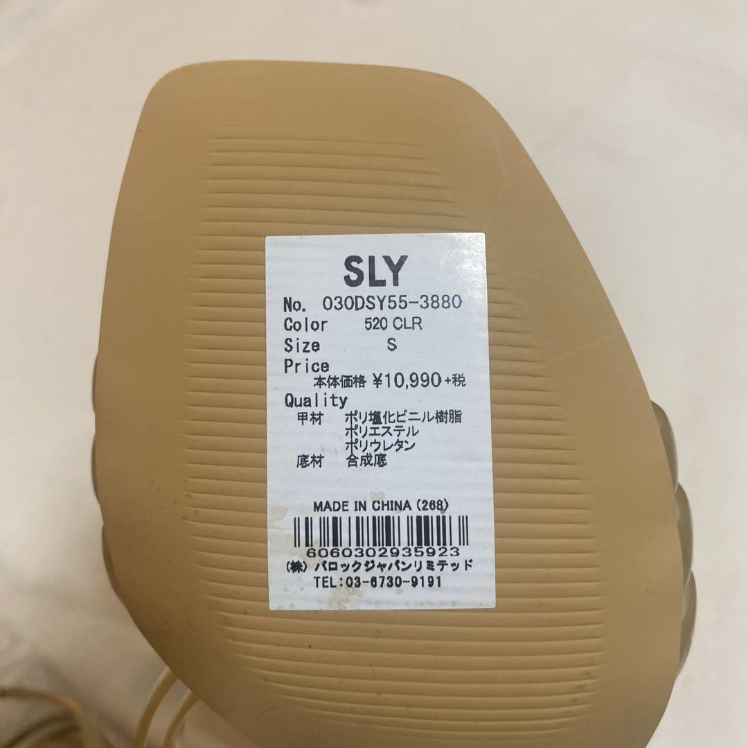 SLY スライ サンダル ベージュ ゴールド ストラップ ヒール 夏用サンダル