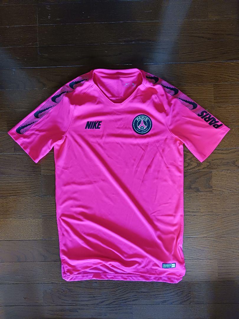 パリ・サンジェルマン PSG NIKE トレーニングシャツ ピンク Sサイズ