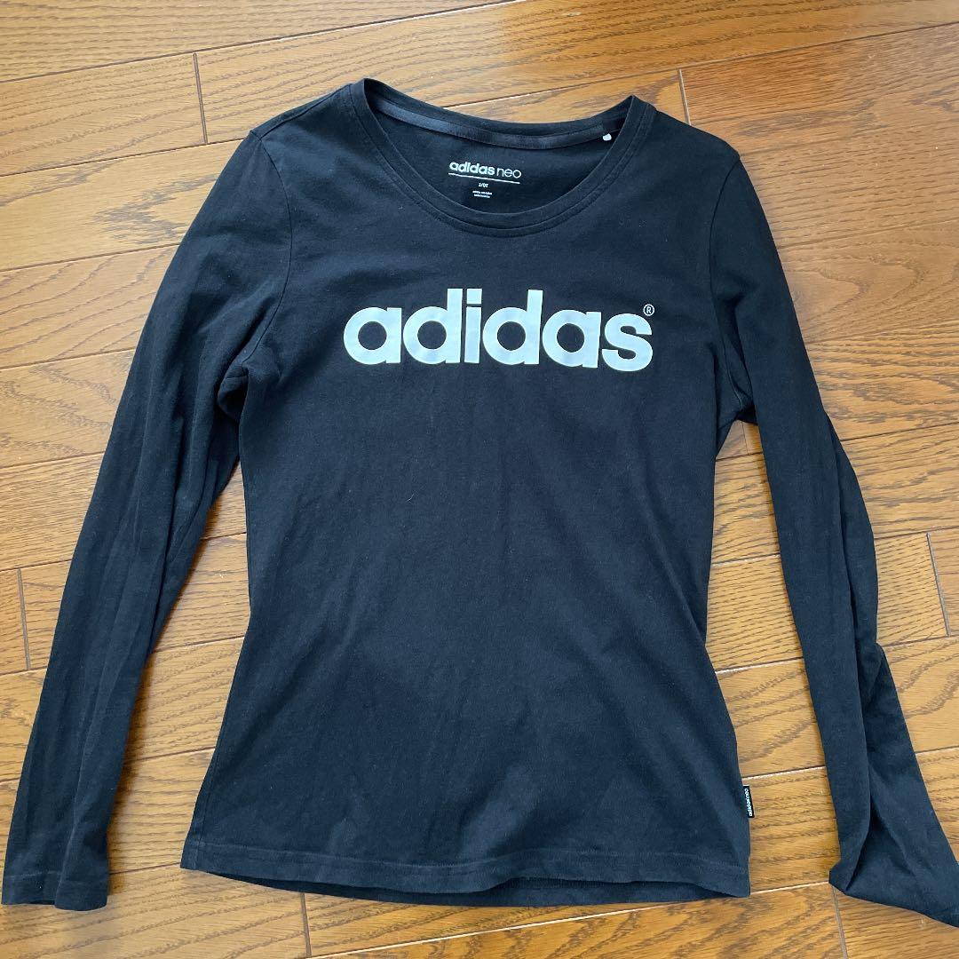 美品 アディダス レディース ロンt 長袖tシャツ 黒 メルカリ 美品 アディダス レディース ロンt 長袖tシャツ 黒 メルカリ