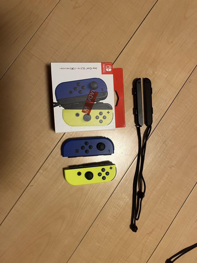 Nintendo switch 本体箱あり Joy-Conブルー、ネオンイエロー