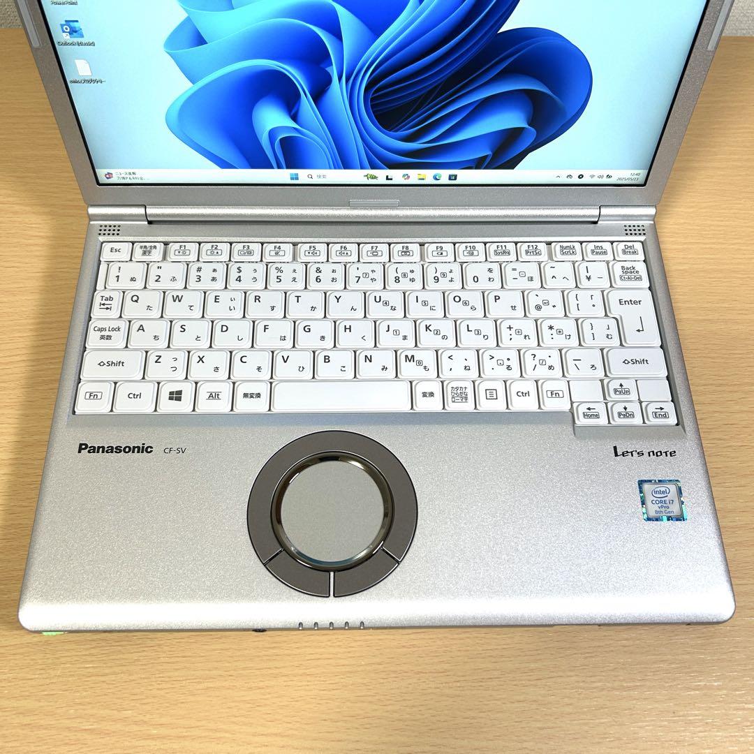 Windowsノート本体 Panasonic Let's note SV7 CF-SV7 i7 DVD