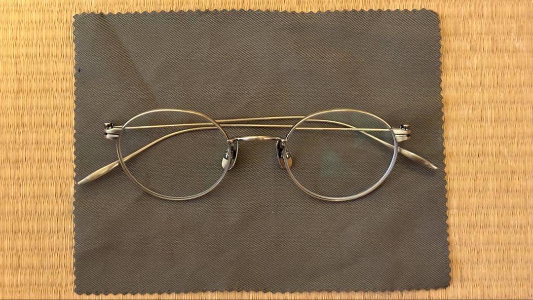 週末値下げ金子眼鏡 KM-18L ピュアチタニウム 45□21-139 ゴールド