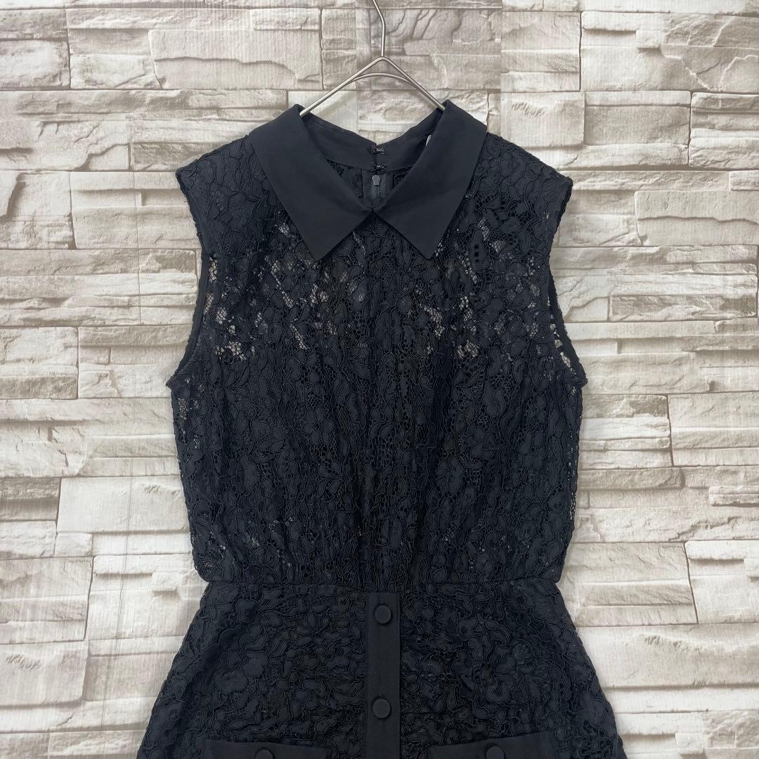 フラワーレースワンピースドレス