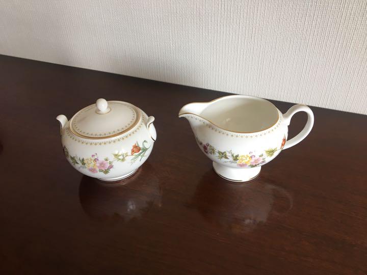 美品❗️ウェッジウッド ミラベル ティーセット XJ1YH-m19365767281 廃盤品 セール得価