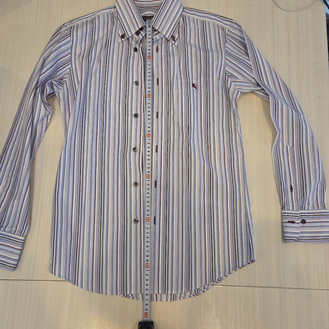 Burberry ストライプ長袖シャツ