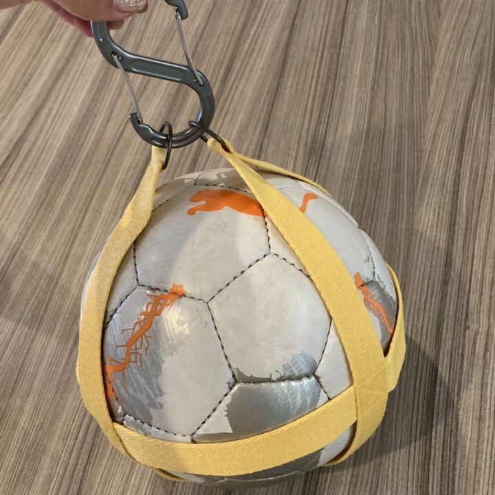 サッカーボールケース 黄色 イエロー 4号球 フットサルボールネット メルカリ