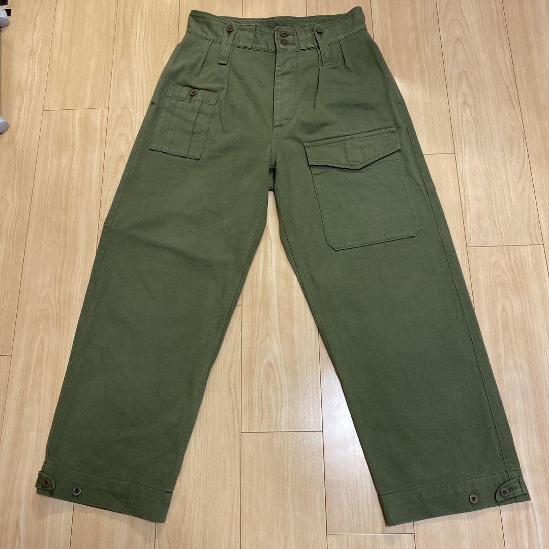 股上337cmBRITISH ARMY PANT VINTAGE TWILL 32サイズ