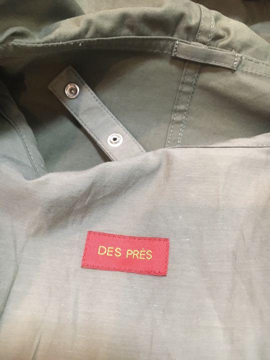 【春秋】キャンプにも♪DES PRÉS デプレ ワックスコットンモッズコート