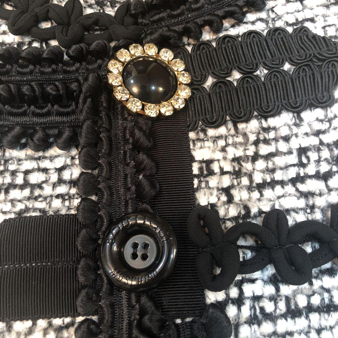 MOSCHINO (モスキーノ) ベア クルーネック ニットワンピース
