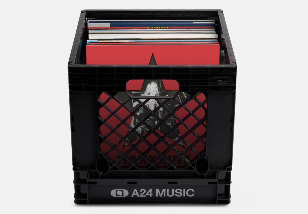 【新品未使用】A24 MUSIC レコード収納ケース 黒