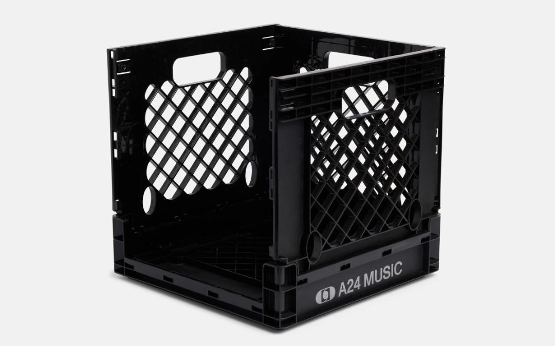 【新品未使用】A24 MUSIC レコード収納ケース 黒