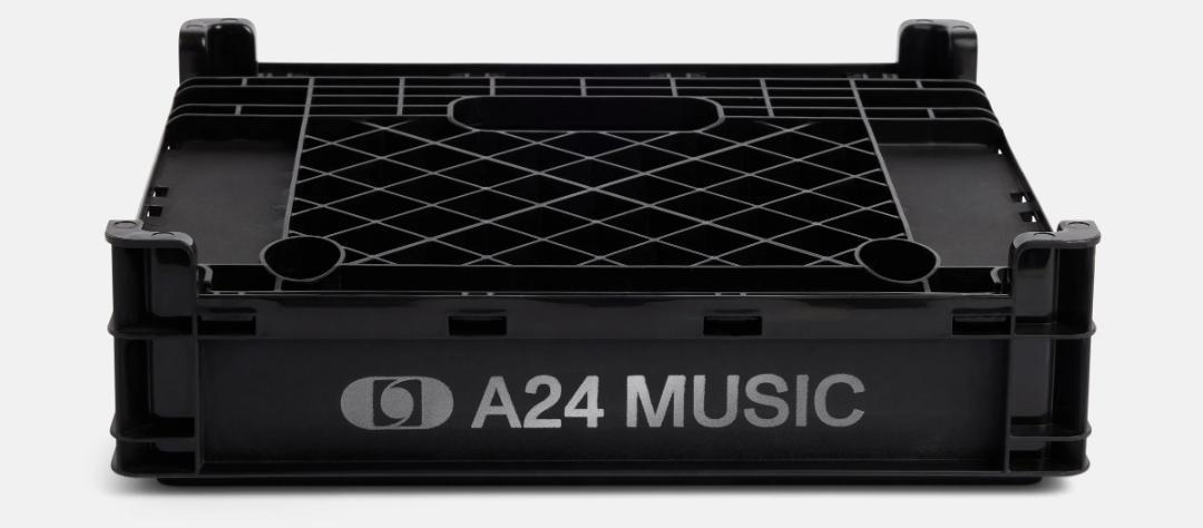 【新品未使用】A24 MUSIC レコード収納ケース 黒