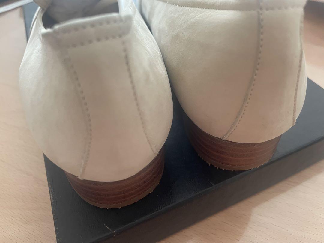 【美品】フォクシー　ベージュ　ヌバック パンプス