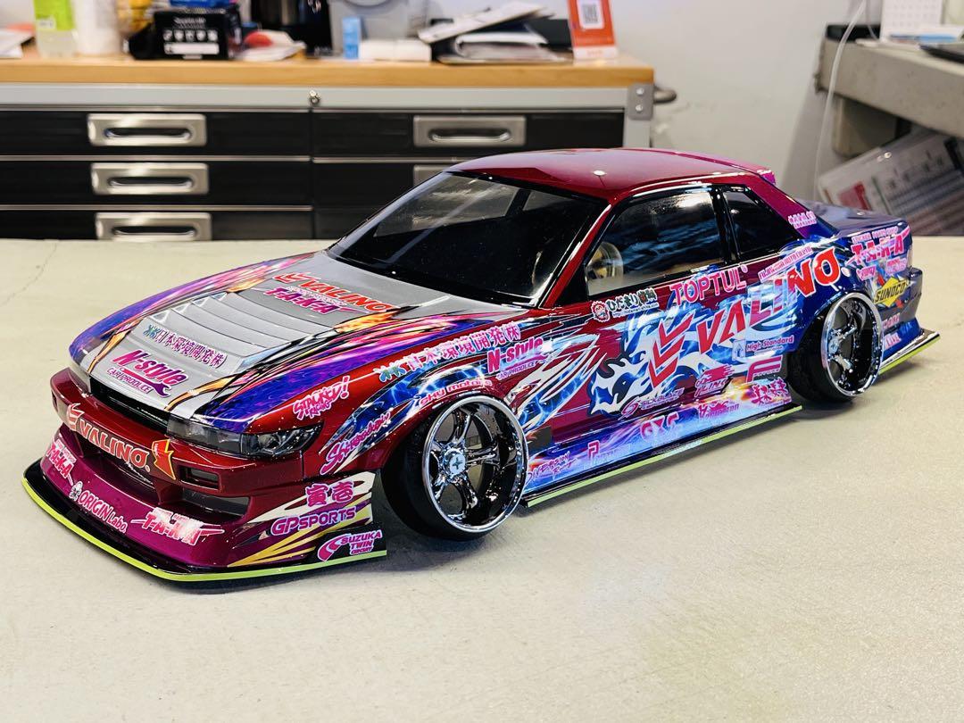 アディクション「S13シルビア・2024中村直樹仕様」1/10 NISSAN シルビア(S13) 中村直樹 2024ストリートVer ボディ [AD