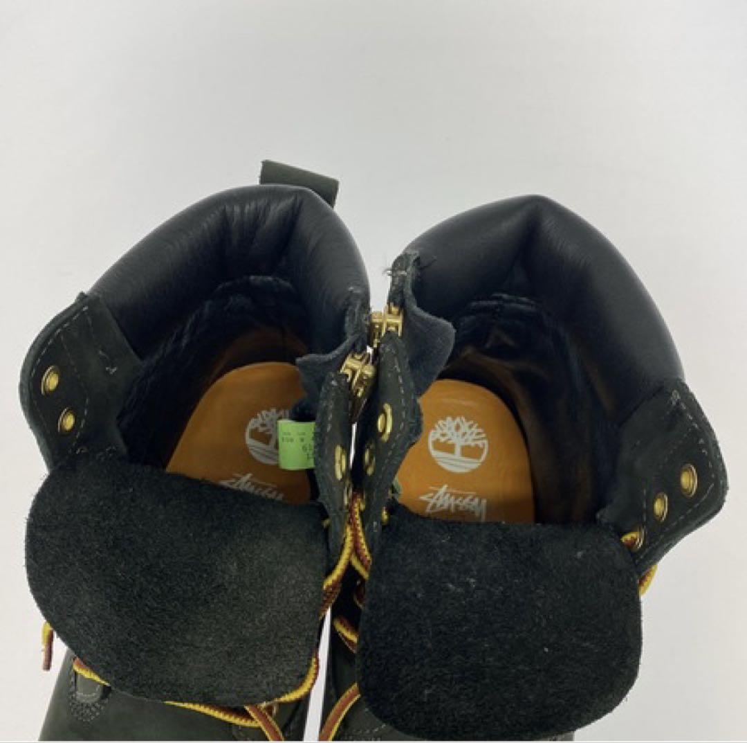 Timberland stussyブーツ　ブラック