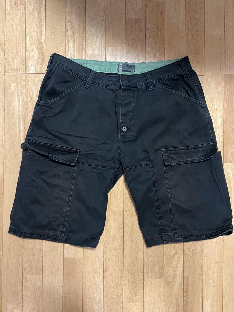 DIESEL カーゴショートパンツ ブラック 希少品】【DIESEL 55】カーゴショートパンツ 黒 34inch - メルカリ