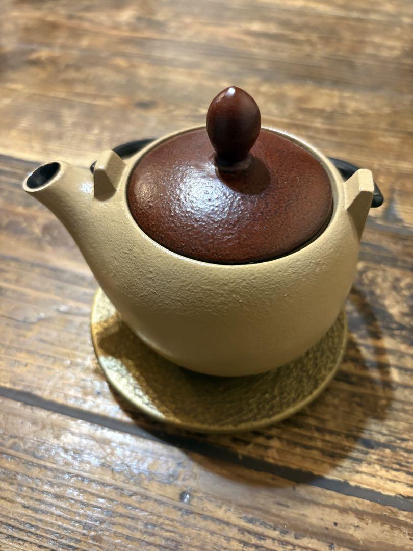日本製 鋳鉄 ポット 茶こし付き