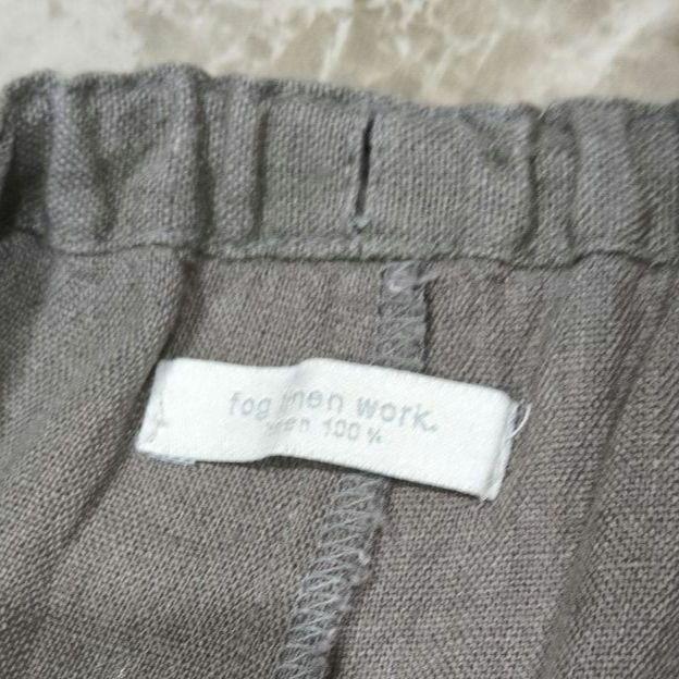 fog linen work リネン100% イージーパンツ リトアニアリネン
