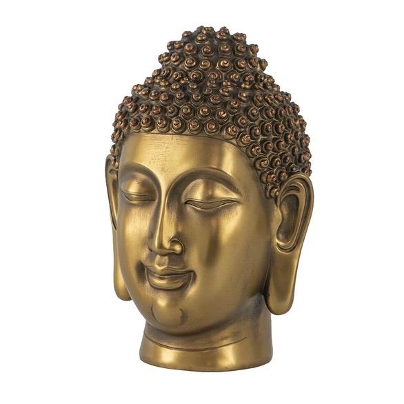 仏陀 のオブジェ ブッダヘッド 仏像の置物 置き物 インテリア雑貨