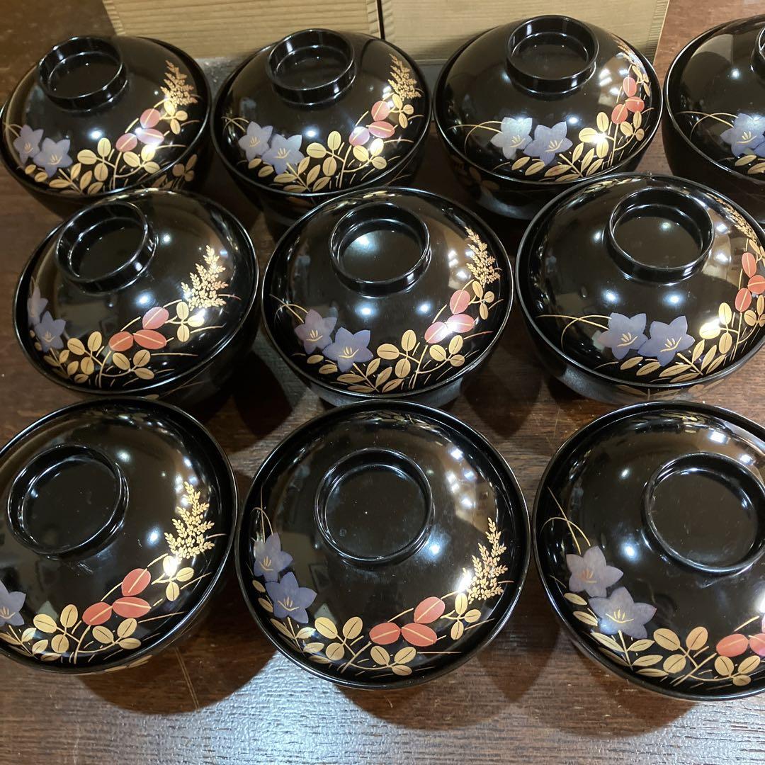 会津塗り　漆器　吸物椀　2セット20客(^^)