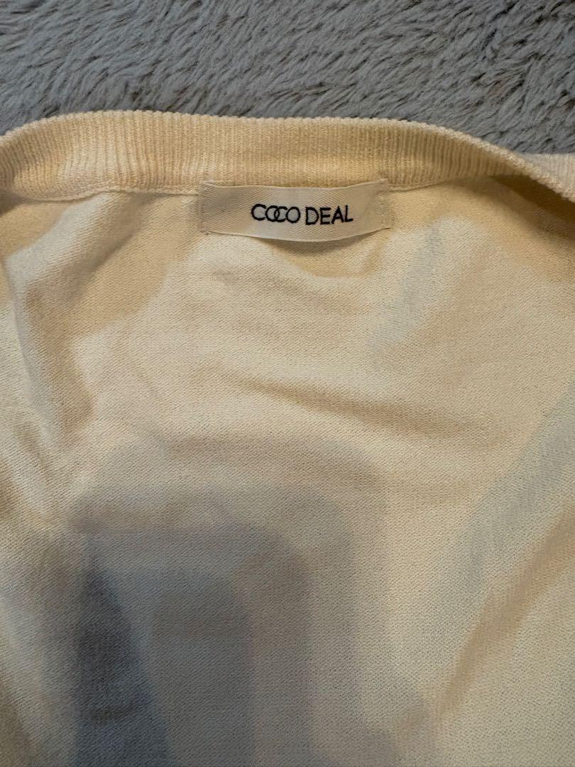 COCODEAL カーディガン タンクトップセット