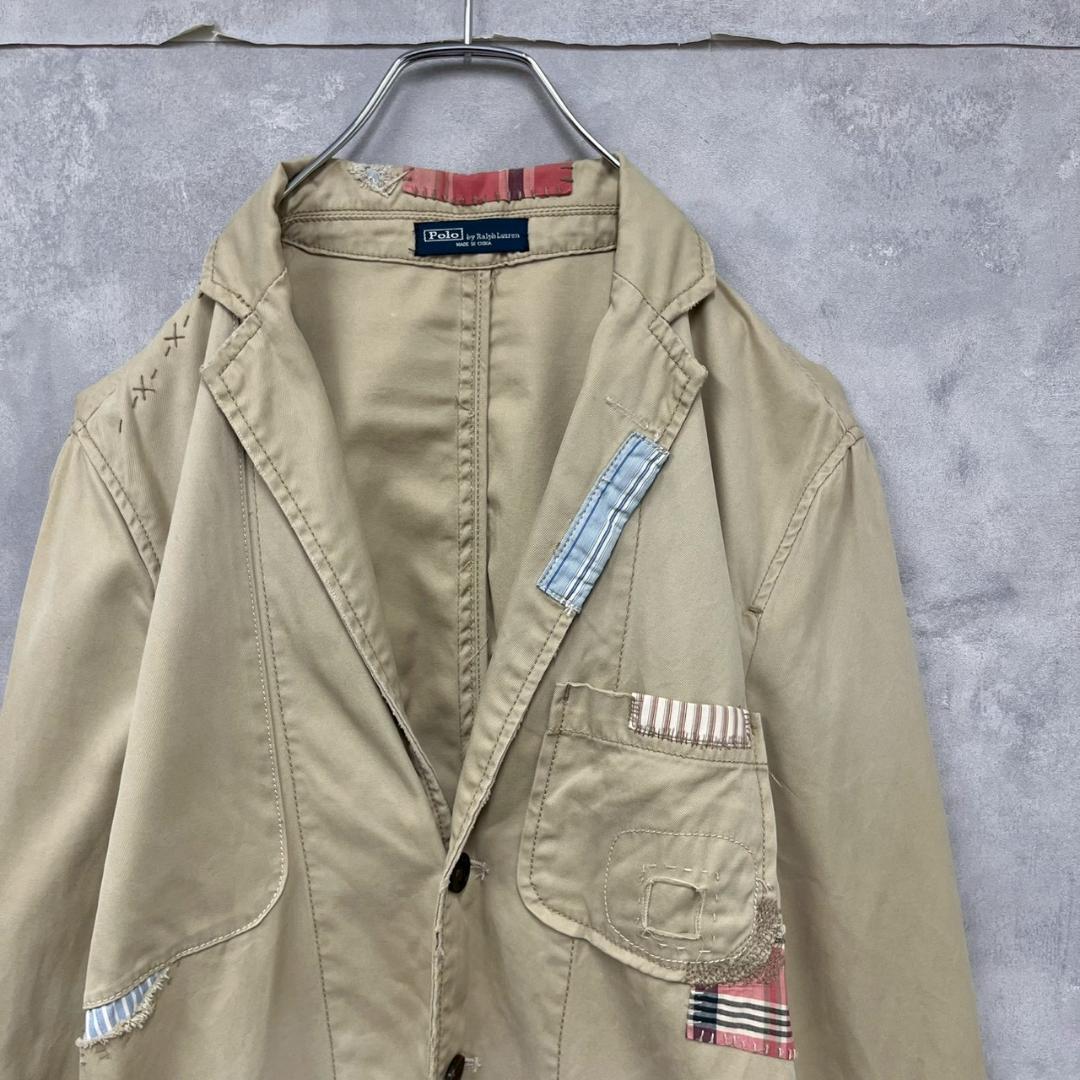 90s 00s Ralph Lauren パッチワーク ジャケット PM4 90s 00s Ralph Lauren パッチワーク ジャケット PM4