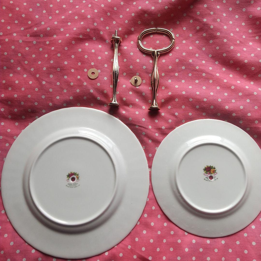 Royal Albert Old Country Roses ケーキスタンド